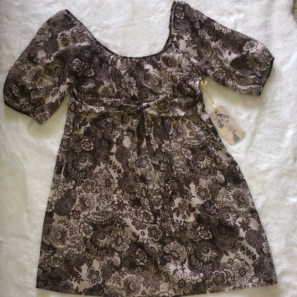 Lightweight western style off the shoulder dress
